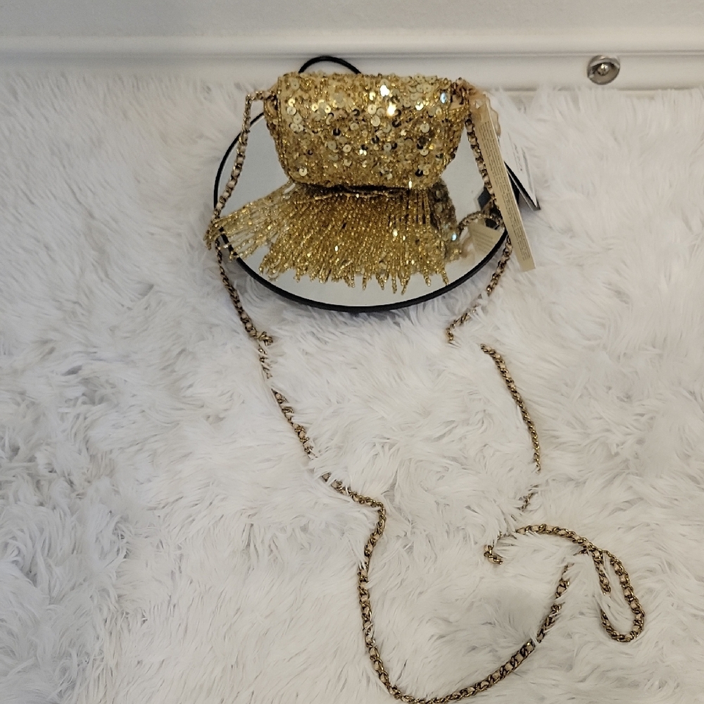 Gold Sequin Women's Bag